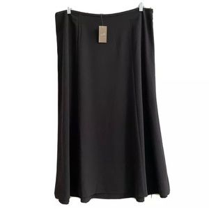J Jill Black Maxi Skirt Long Stretch NEW $79